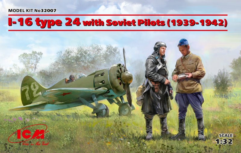 I-16 type 24 with Soviet Pilots (1939-42) Limited Edition von ICM