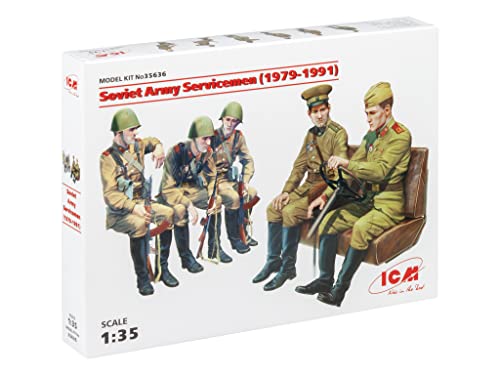 ICM 035636 - 1/35 Sowjetisches Servicepersonal, 4 Figuren von ICM