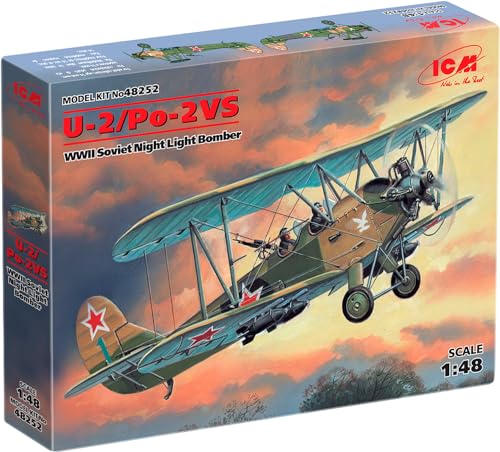 ICM 048252 ICM48252 Polikarpov Modellbausatz, schwarz, Small von ICM