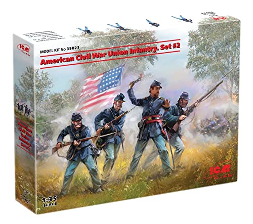 ICM 1:35 - American Civil War Union Infantry Set #2 von ICM