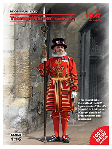 ICM 16006 Armee Figur Yeoman Warder Beefeater, Schwarz von ICM