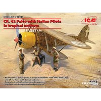 ICM 32025 tropical uniform CR. 42 Falco with Italian Pilots von ICM