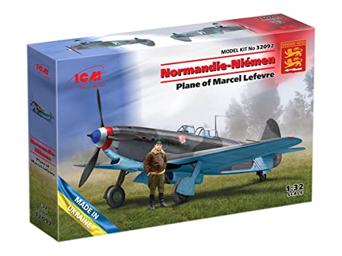 ICM 32092 -1:32 Normandy-Neman.Plane of Marcel Lefevre(Yak-9T w.M.Lefevre figure von ICM