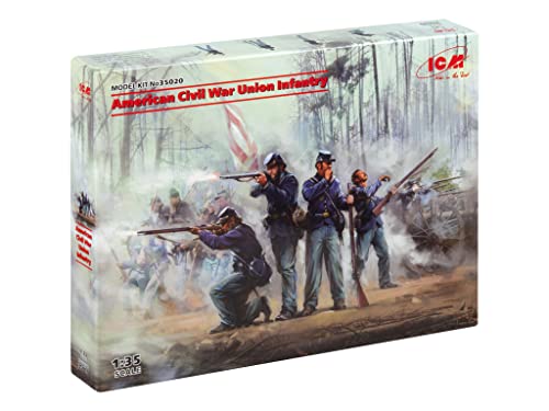 ICM 35020 American Civil War Union Infantry 1:35 Figure Model Kit ICM 35020 American Civil War Union Infantry 1:35 Figure Model Kit von ICM