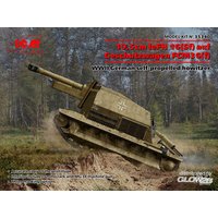 ICM 35340 1:35 10.5cm leFH 16(Sf)auf Geschutzwagen FCM36(f),WWII German self-propelled howitzer von ICM