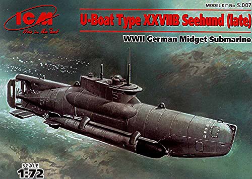 ICM 410007 - 1/72 U-Boat Type XXVIIB "Seehund" late von ICM