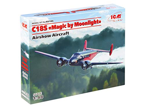 ICM 48186 Modellbausatz C18S Magic by Moonlight Airshow Aircraft, Schwarz von ICM