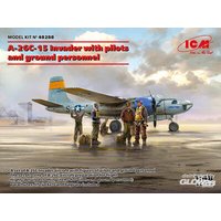 ICM 48288 1:48 A-26C-15 Invader with pilots and ground personnel von ICM