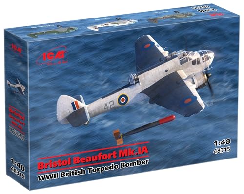 ICM 48315 - 1:48 Bristol Beaufort Mk.IA, WWII British torpedo bomber - Neu von ICM