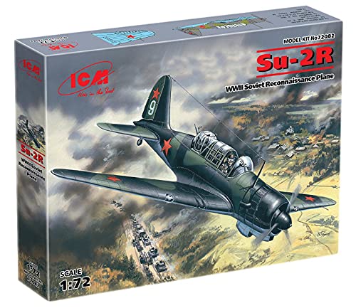 ICM 72082 ICM72082 72082-Su-2R, WWII Soviet Reconnaissance Plane, schwarz von ICM