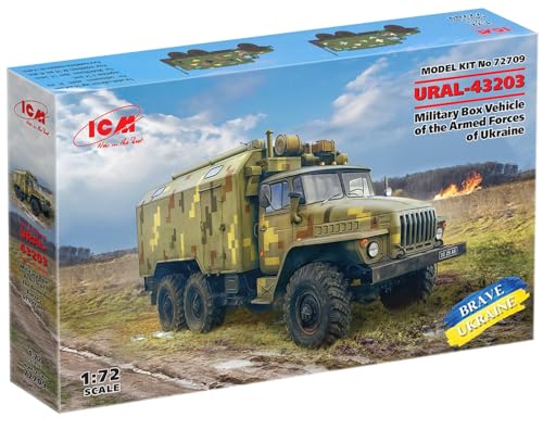 ICM 72709 - 1:72 URAL-43203, Military Box Vehicle of the Armed Forces of Ukraine von ICM