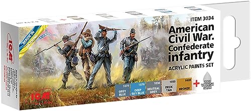 ICM Malset – American Civil War Confederate Infanty von ICM