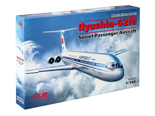 ICM ICM14405 14405 - 1/144 llyushin 62M, Luftfahrt, Grau von ICM