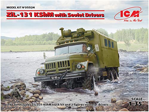 ICM ICM35524 1:35-ZiL-131 KShM mit sowjetischen Fahrern von ICM