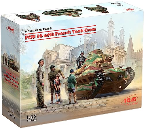 ICM Modell Panzer Fcm 36 mit French Tank Crew von ICM