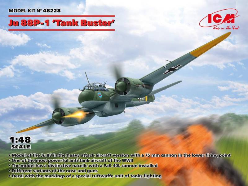 Ju 88P-1 Tank Buster von ICM