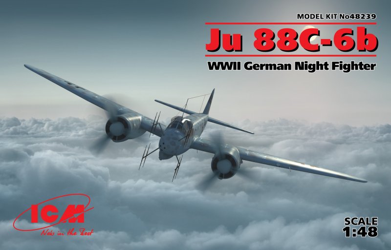 Junkers Ju 88 C-6b, WWII German Night Fighter von ICM