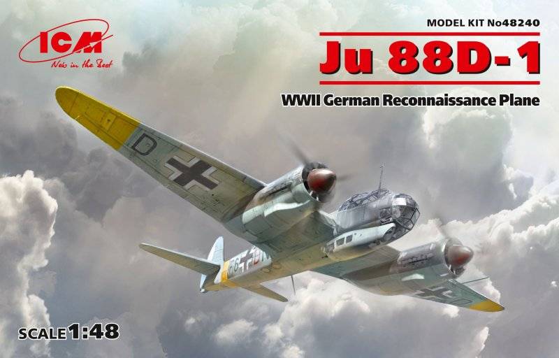 Junkers Ju 88 D-1 - WWII German Reconnaissance Plane von ICM