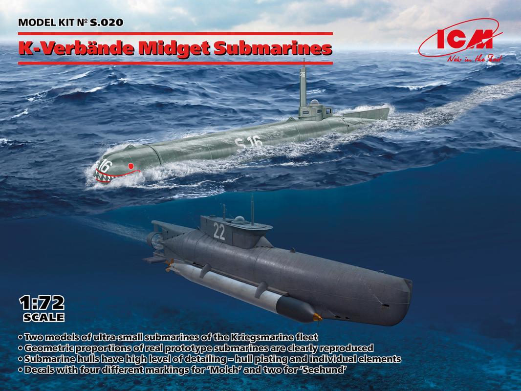 K-Verbände Midget Submarines (Seehund and Molch) von ICM