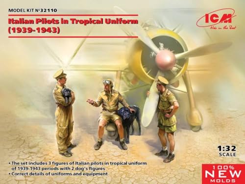 KIT DA MONTARE IN Scala COMPATIBILE Con Italians Pilots IN Tropical UNIFORM (1939-1943) KIT 1:32 ICM ICM32110 von ICM