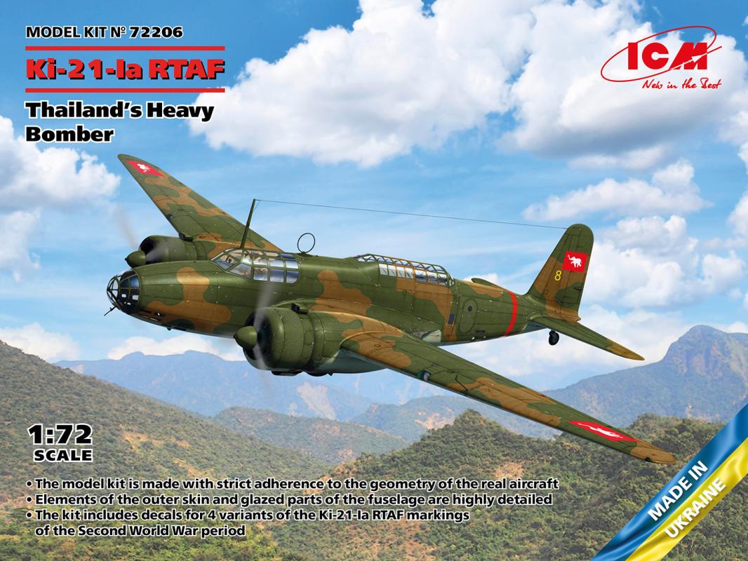 Ki-21-Ia RTAF - Thailand´s Heavy Bomber von ICM