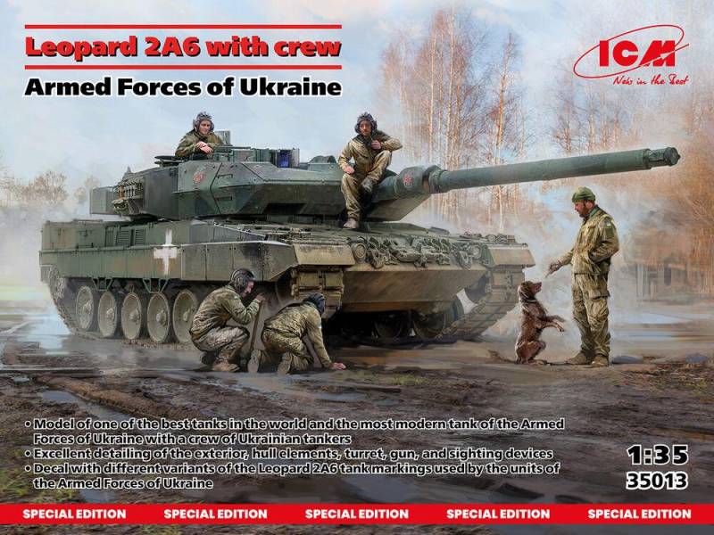 Leopard 2A6 - Armed Forces of Ukraine with crew von ICM