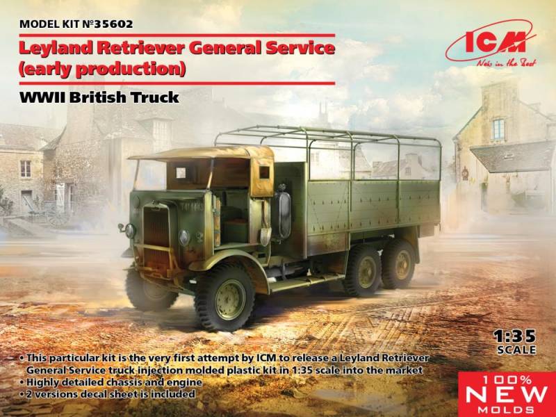 Leyland Retriever General Service (early production), WWII British Truck von ICM