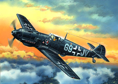 Messerschmitt Bf 109 E-4 WWII German Night Fighter von ICM