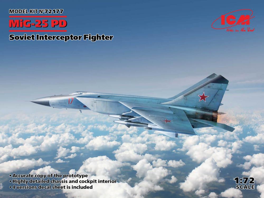 MiG-25 PD, Soviet Interceptor Fighter von ICM