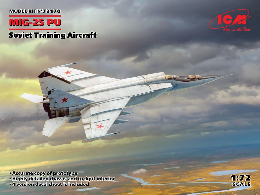 MiG-25PU, Soviet Training Aircraft von ICM