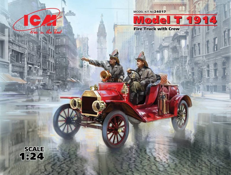 Model T 1914 Fire Truck with Crew von ICM