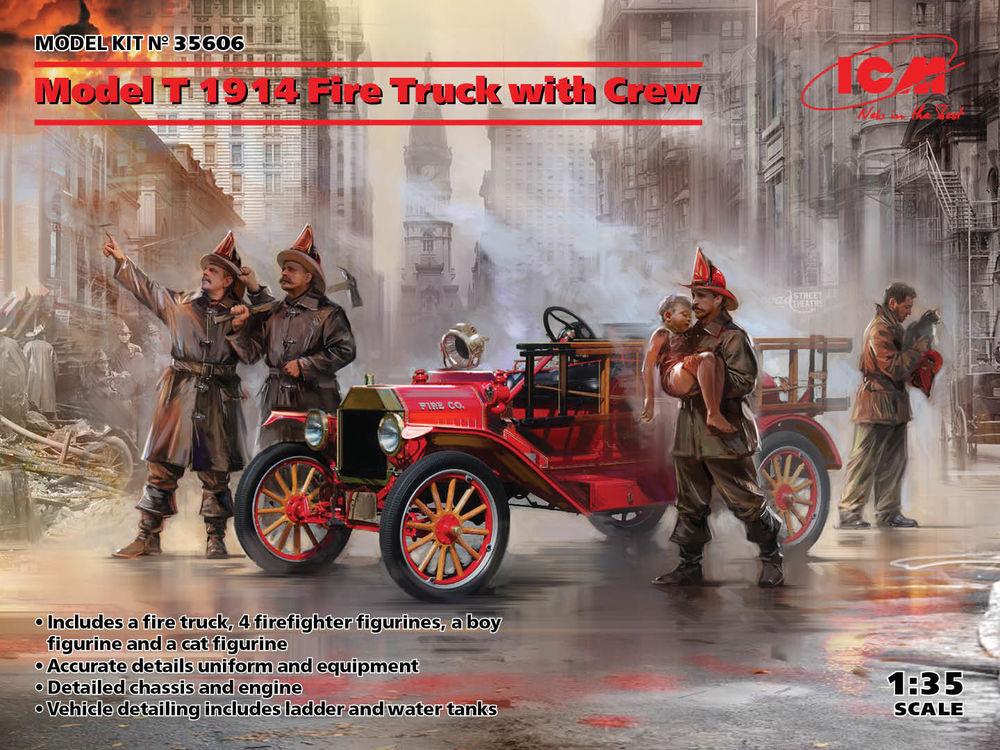 Model T 1914 Fire Truck with Crew von ICM