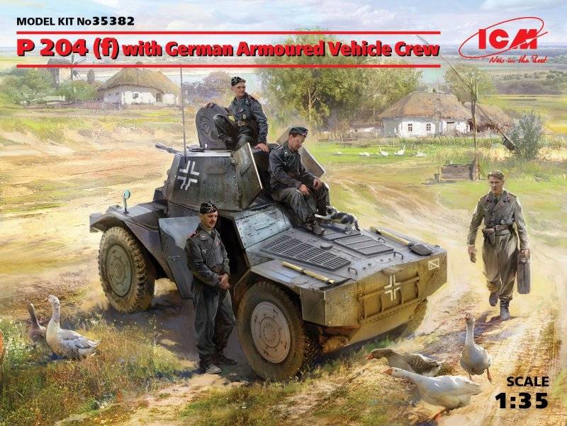 Pnzerspähwagen P 204(f) with German Armoured Vehicle Crew von ICM