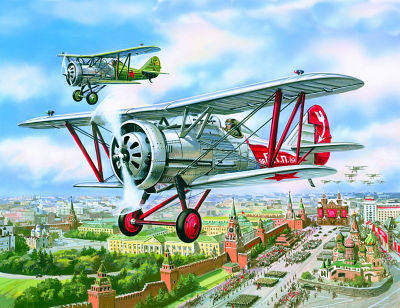 Polikarpov I-5 WWII Soviet Fighter von ICM