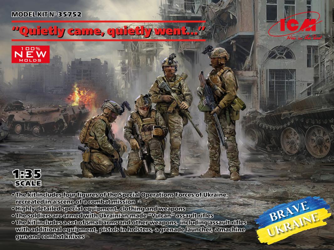 Quietly came,quietly went.Special Operations Forces of Ukraine(4 fig) von ICM