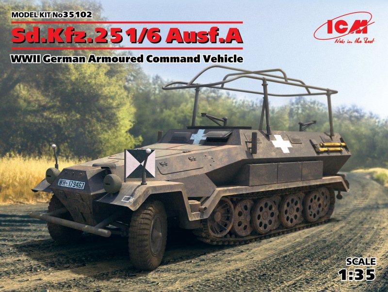 Sd.Kfz.251/6 Ausf.A,WWII German Armoured Command Vehicle von ICM