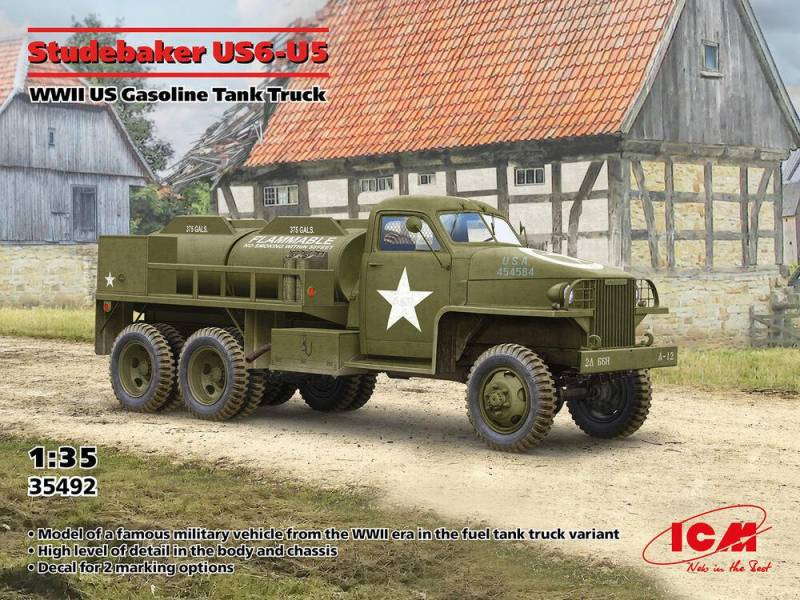 Studebaker US6-U5, WWII US Gasoline Tank Truck von ICM