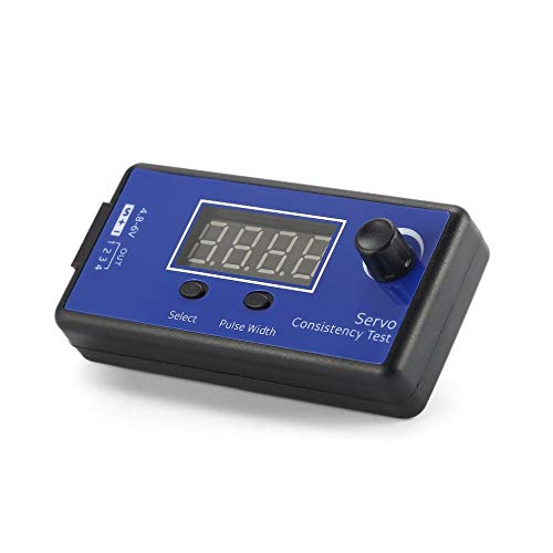 ICQUANZX Digital Saervo Tester/ESC Konsistenz Tester für RC Hubschrauber Flugzeug Auto Motor Gas Anzeige von ICQUANZX