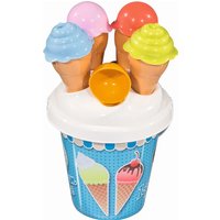 idee+spiel 100-00724 Eiscreme-Sandspielset mit Eimer von IDEE+SPIEL