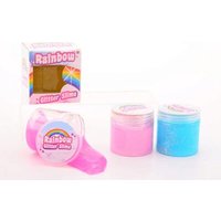 iidee+spiel 24302 Regenbogen Glitter Schleim, sortiert von IDEE + SPIEL