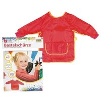 Idena 611184 Bastelschürze rot, Alter 5-6 Jahre von IDENA