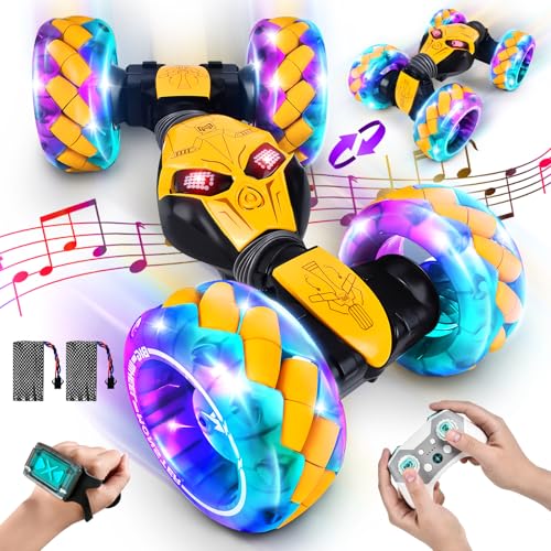 IEEILULU Ferngesteuertes Auto für Kinder, 1:12 Großes RC Auto mit Handsteuerung, 2.4GHz Gestensensor Drift Car, Musik und Licht, 360° Drehung RC Stunt Car, Geschenke ab 6 Jahren IEEILULU Ferngesteuertes Auto für Kinder, 1:12 Großes RC Auto mit Handsteuerung, 2.4GHz Gestensensor Drift Car, Musik und Licht, 360° Drehung RC Stunt Car, Geschenke ab 6 Jahren von IEEILULU