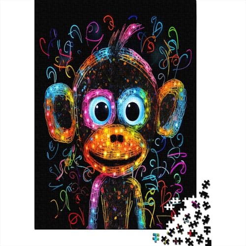 AFFE Puzzlespiel 1000 Teile Für Erwachsene, Einzigartige Kunstwerke Und Vorlage - Geburtstagsgeschenk - Spaßige Puzzles Mit Überraschung Von Puzzle in A Bag Puzzel 1000pcs (75x50cm) von IEJKLUVWX