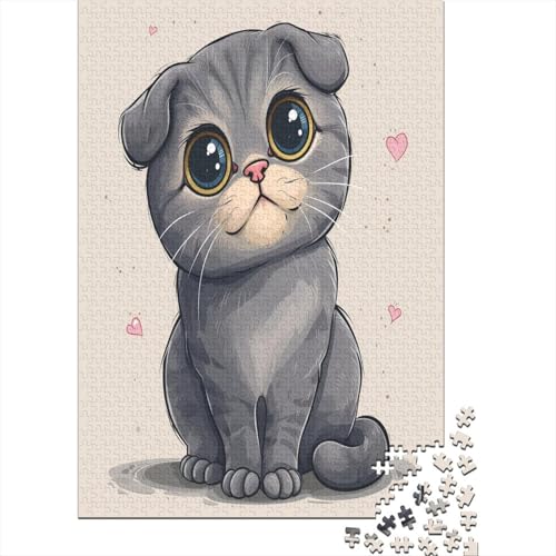 American Shorthair Kat Puzzle 1000 Teile Für Erwachsene Und Kinder Ab 14 Jahren Für Stressabbauer Puzzel 1000pcs (75x50cm) von IEJKLUVWX