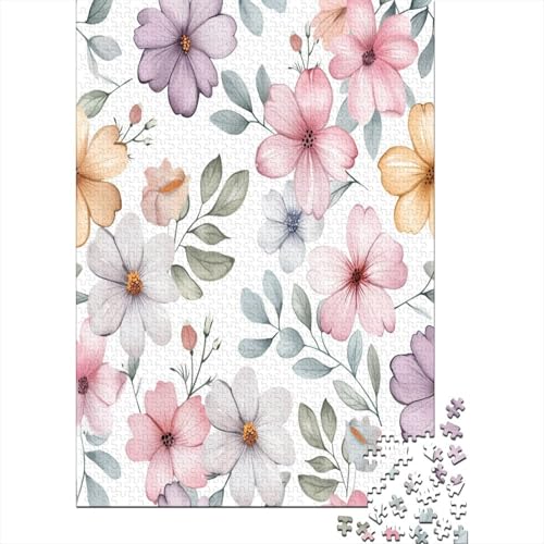 Blumes and PlAmeisen Puzzle 1000 Teile - Puzzle Für Erwachsene, Puzzle, Puzzlespiel Erwachsenen Puzzlespiel Puzzel 1000pcs (75x50cm) von IEJKLUVWX