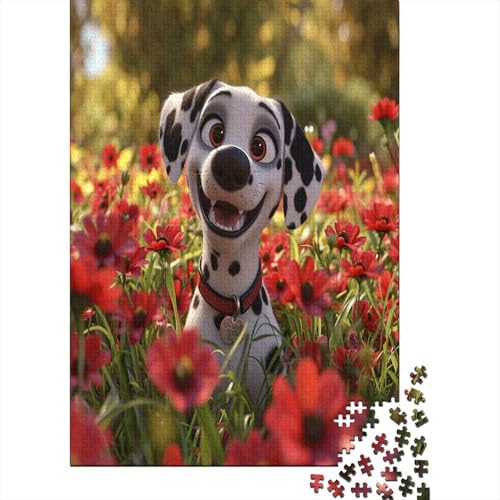 Cute Hund Puzzle 1000 Teile Erwachsene, Puzzlespiel Jigsaw Puzzles Erwachsenen Puzzlespiel Puzzel 1000pcs (75x50cm) von IEJKLUVWX