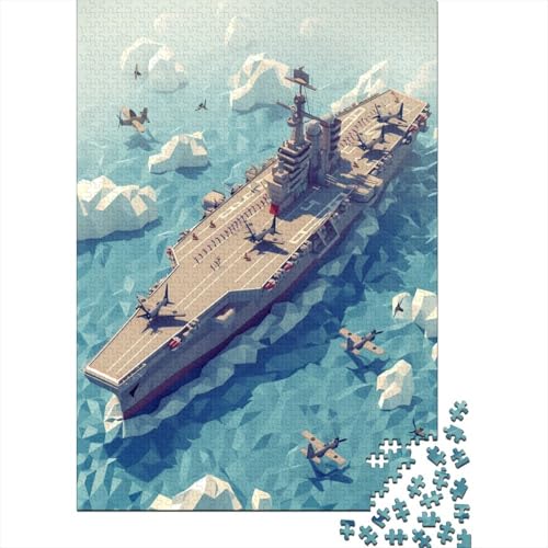 Kriegsschiff Puzzle 1000 Teile Erwachsene Puzzles Für Erwachsene Klassische Puzzles 1000 Teile Erwachsene Puzzlespiel Schwer Pädagogisches Spielzeug Erwachsene Kinder Puzzel 1000pcs (75x50cm) von IEJKLUVWX