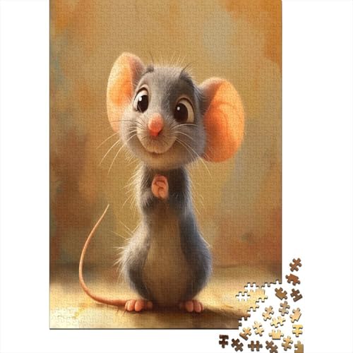 Ratte Puzzlespiel 1000 Teile Jigsaw Puzzle 1000 Puzzle FüR Erwachsene Kinder Senioren Erwachsenen Puzzlespiel Puzzel 1000pcs (75x50cm) von IEJKLUVWX