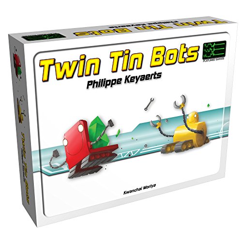 IELLO Flatlined Games Twin Tin Bots Brettspiel - 2 Spieler - Ab 6 Jahren von IELLO