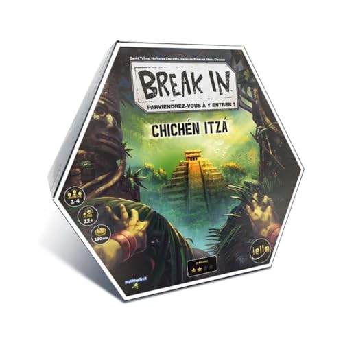 IELLO Break In – Chichen Itza FR: Escape Game, 12+, 1-4 Spieler, 120+ Min, Mayan Civilization von IELLO